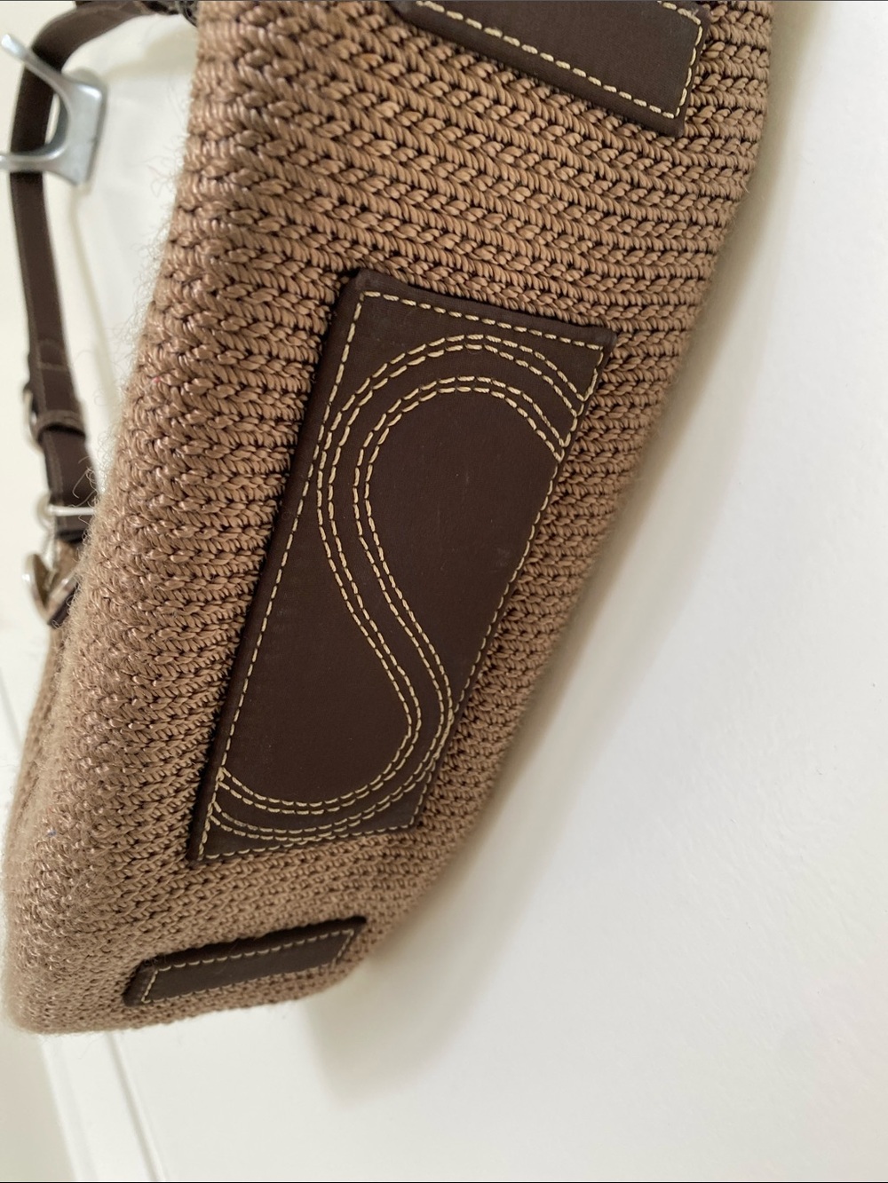 The Sak  Brown Knit Hobo Shoulder Bag - Picture 6 of 8